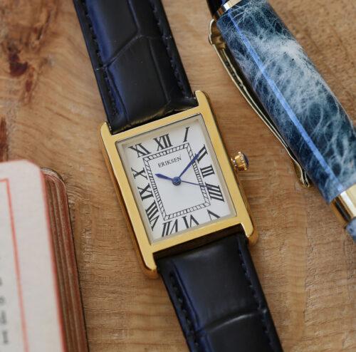 Ladies Chatsworth Gold Watch – Black Strap 1